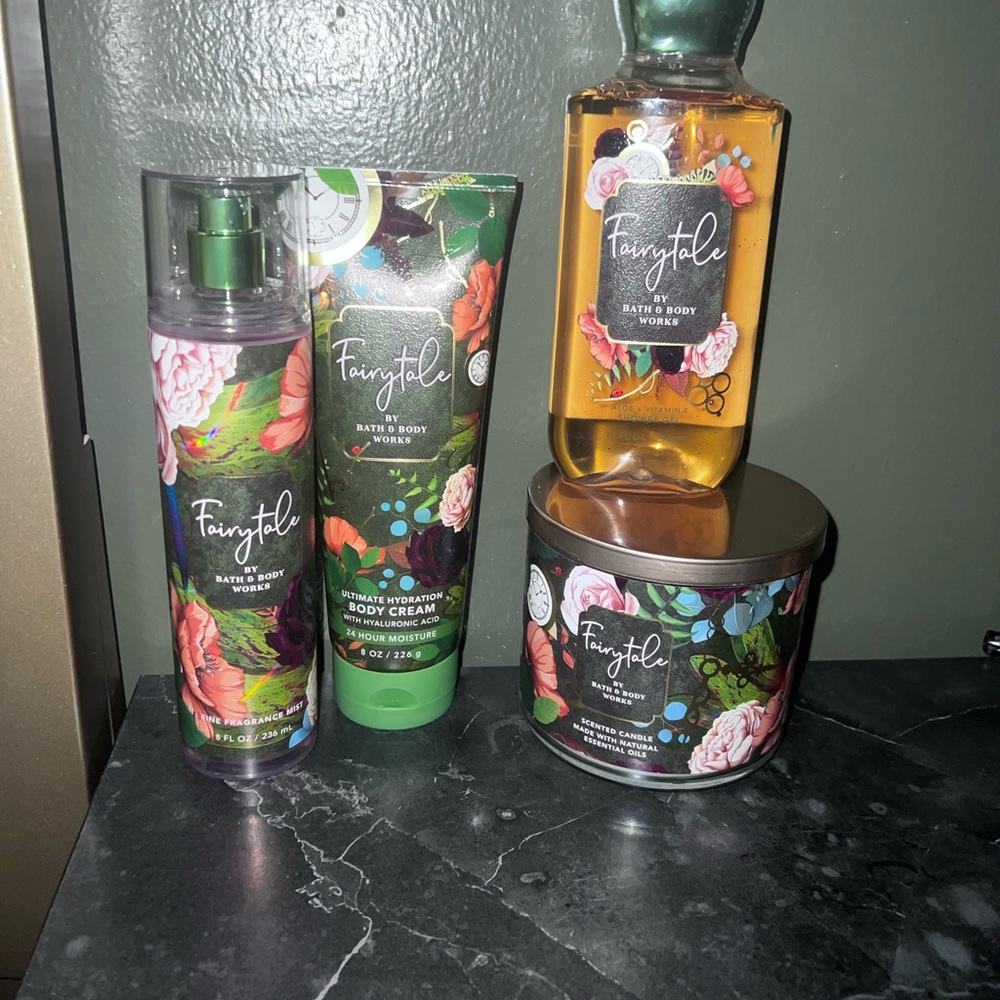 Bath body works fairytale set